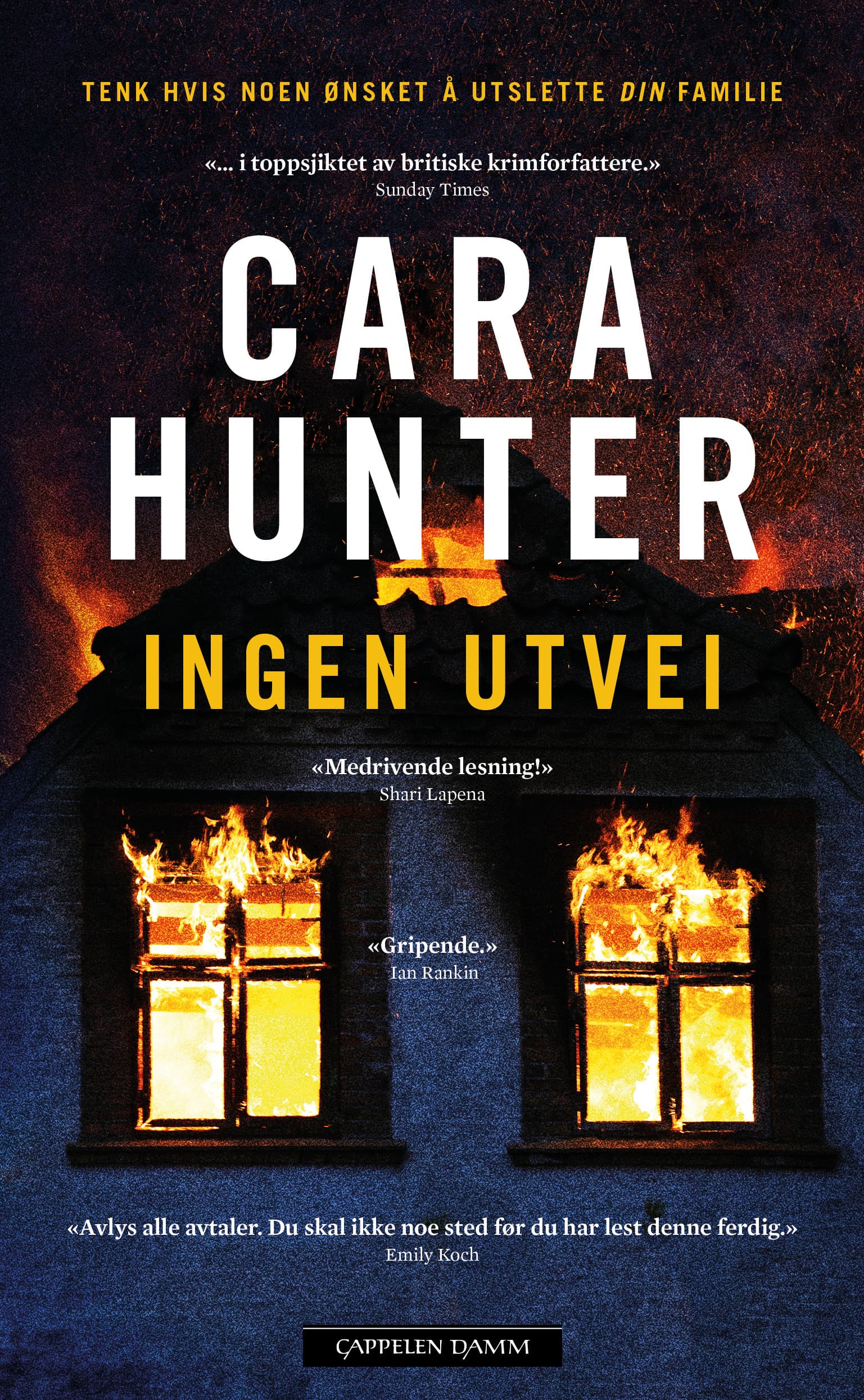 Omslag Ingen utvei av Cara Hunter (Innbundet)