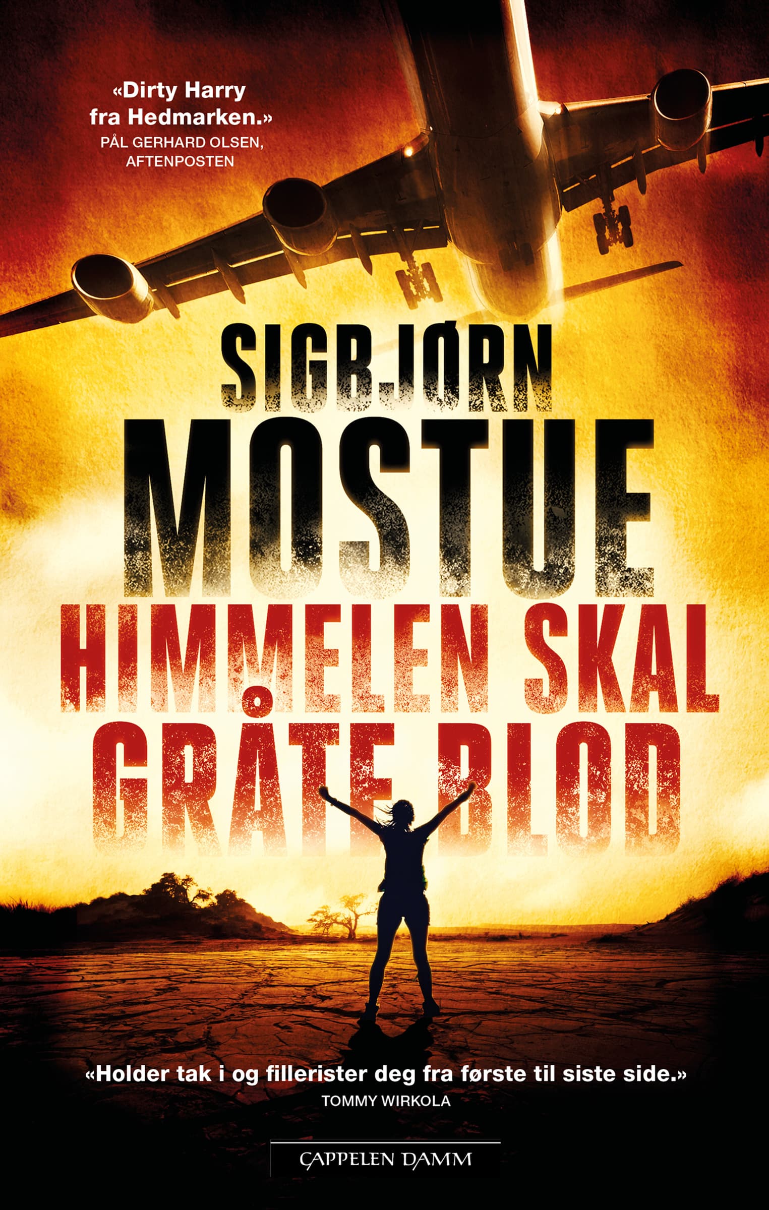 Omslag Himmelen skal gråte blod av Sigbjørn Mostue (Innbundet)