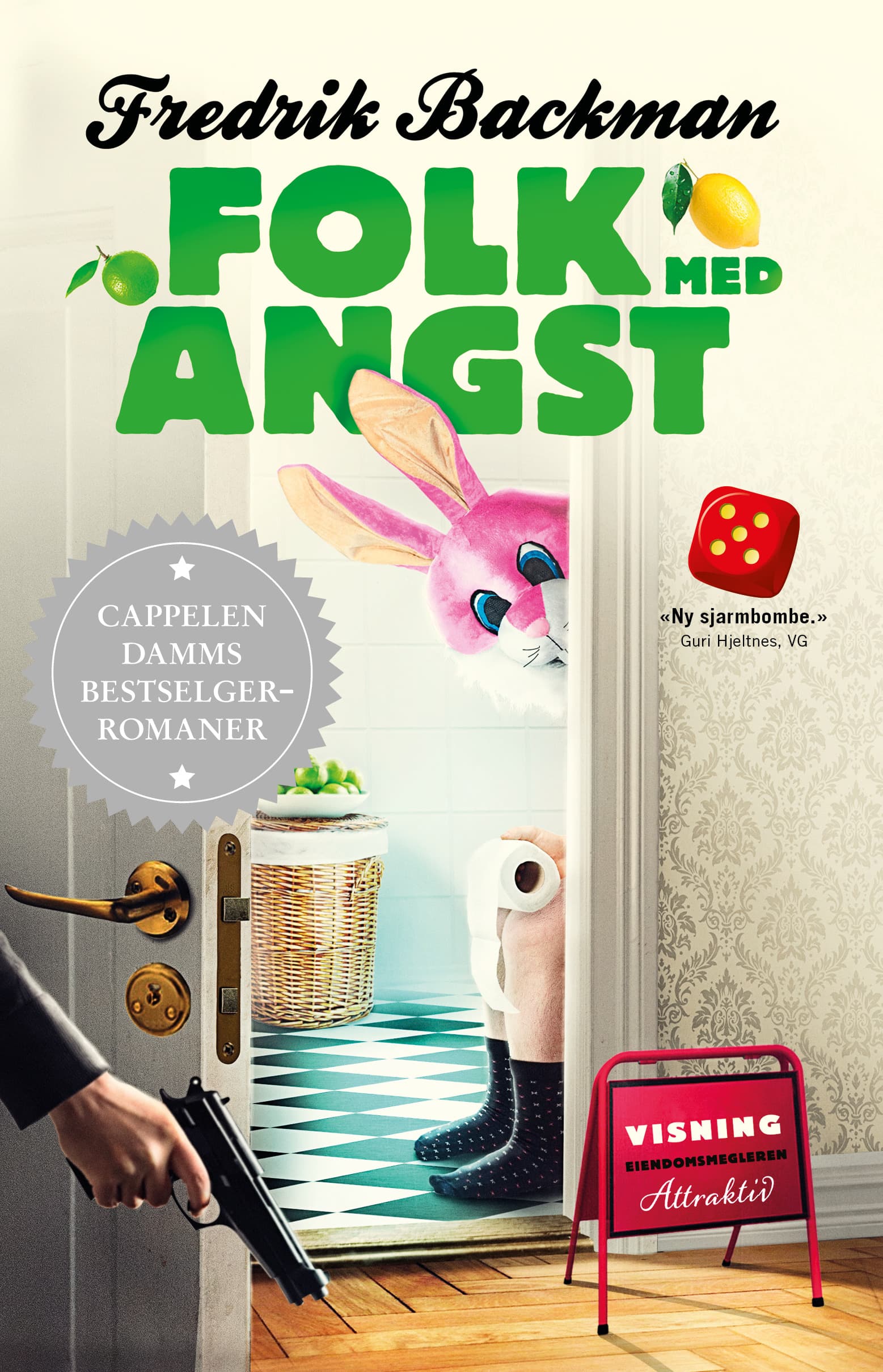 Omslag Folk med angst av Fredrik Backman (Innbundet)