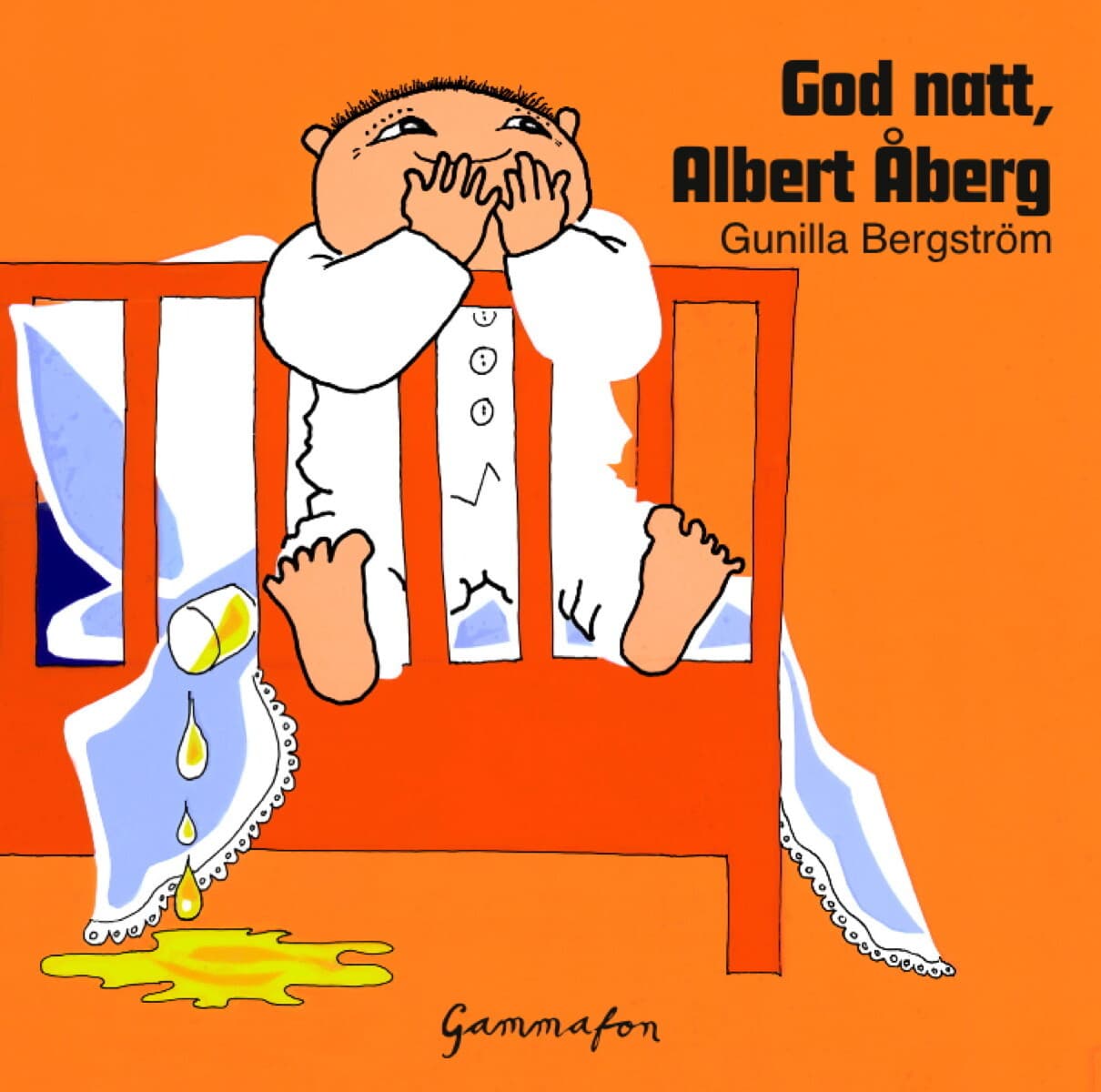 Omslag God natt, Albert Åberg av Gunilla Bergström (Lydbok)
