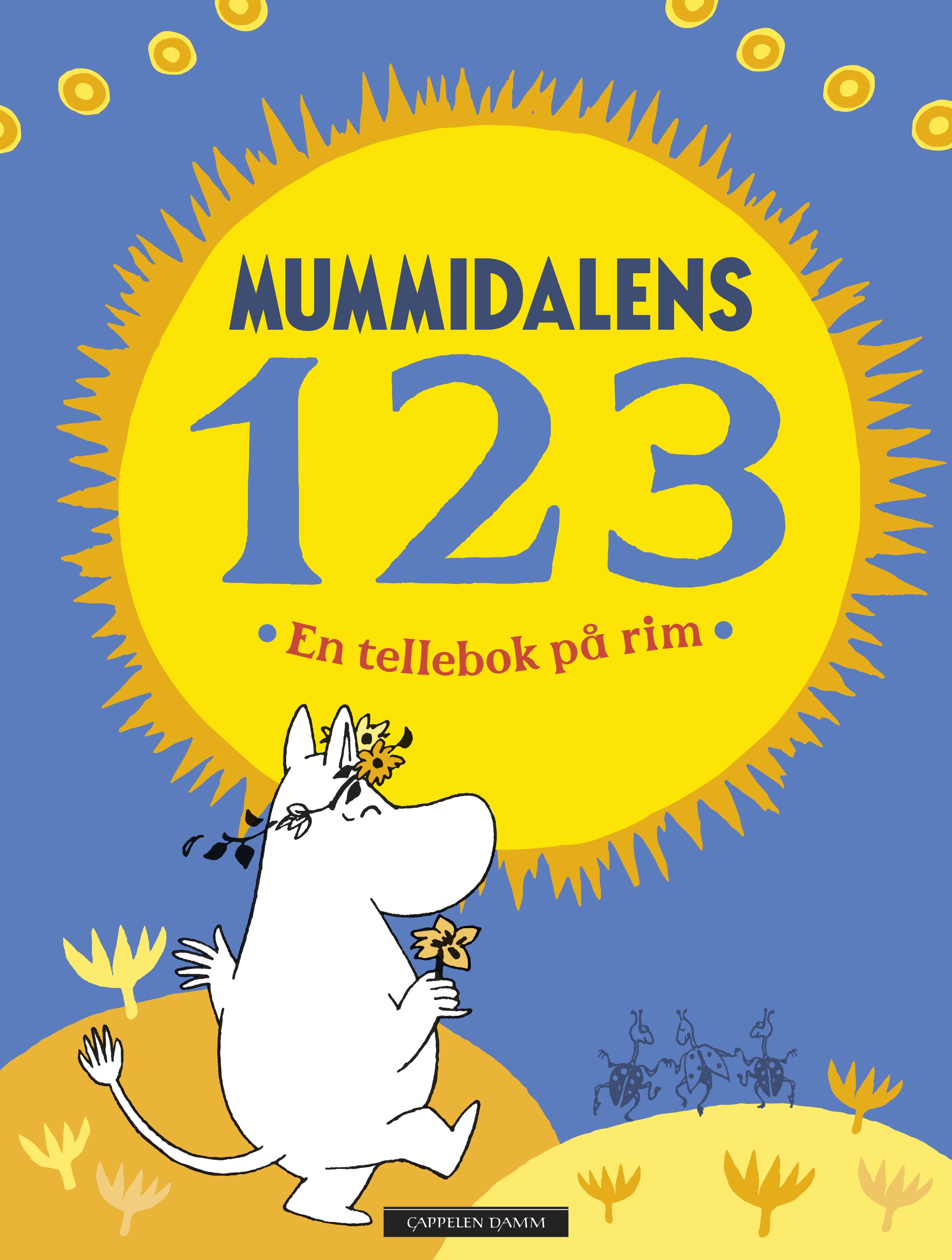 Omslag Mummidalens 123 - en tellebok på rim av Basert på Tove Janssons forfatterskap (Innbundet)