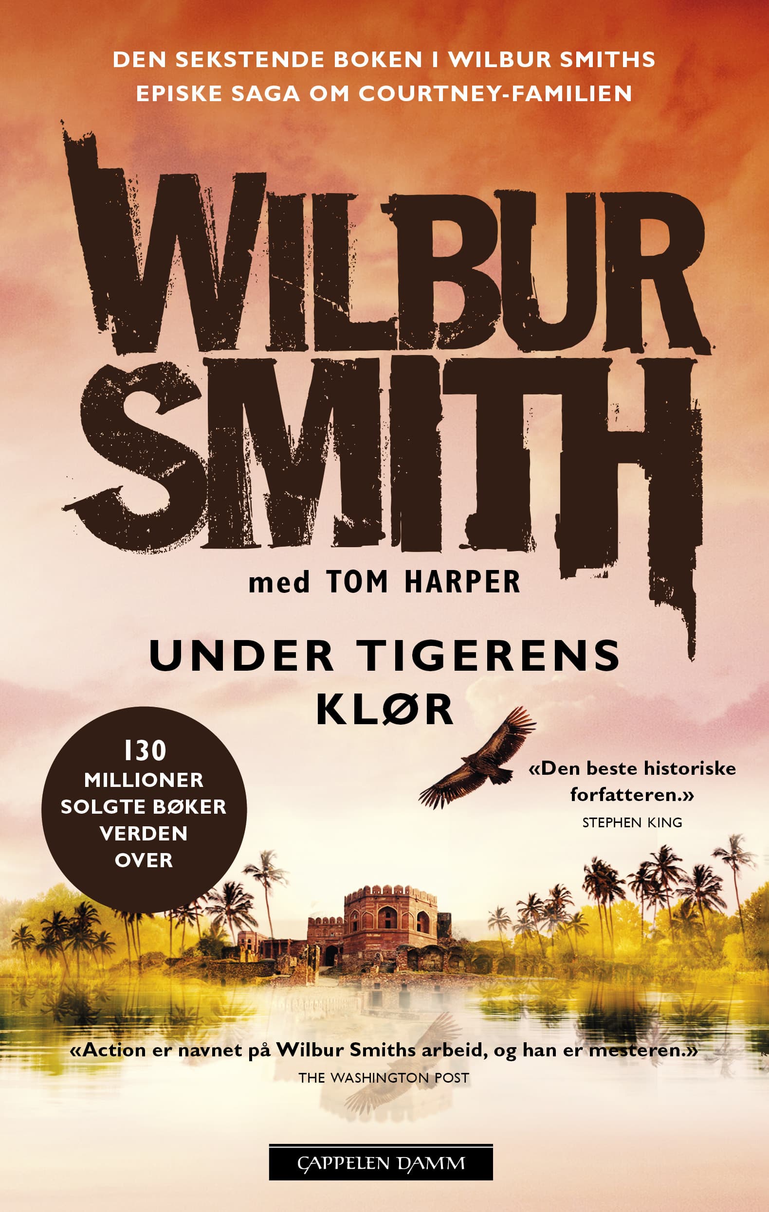 Omslag Under tigerens klør av Wilbur Smith (Innbundet)