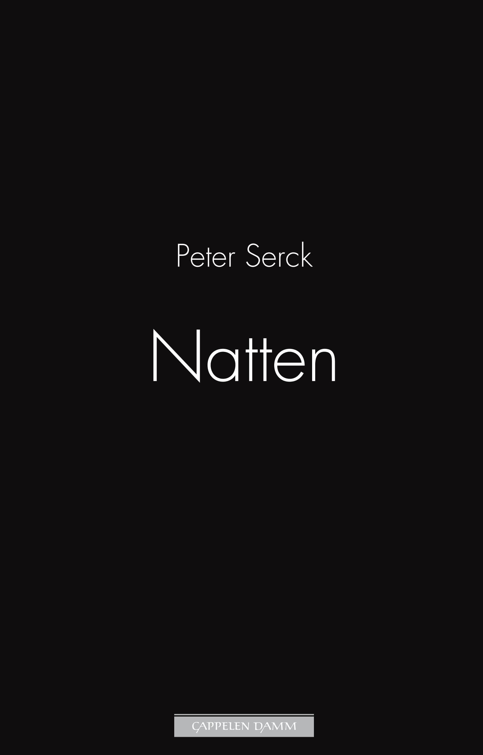 Omslag Natten av Peter Serck (Innbundet)