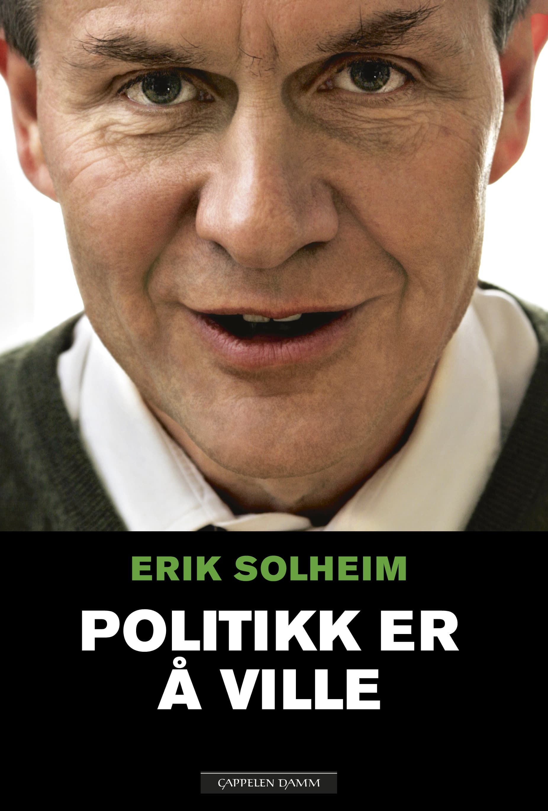 Omslag Politikk er å ville av Erik Solheim i samarbeid med Marit Bromark (Ebok)