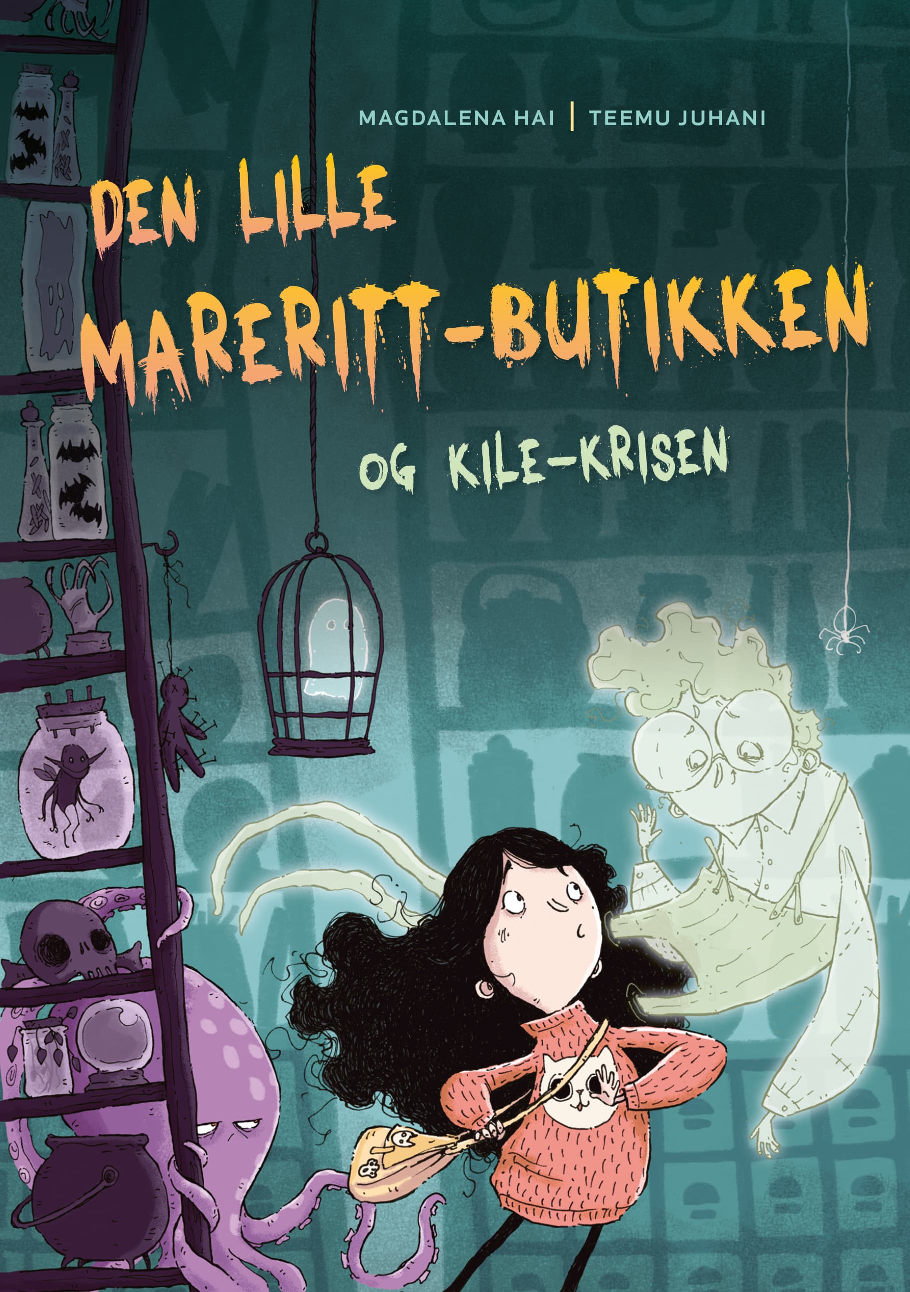 Omslag Den lille mareritt-butikken og kile-krisen av Magdalena Hai (Innbundet)