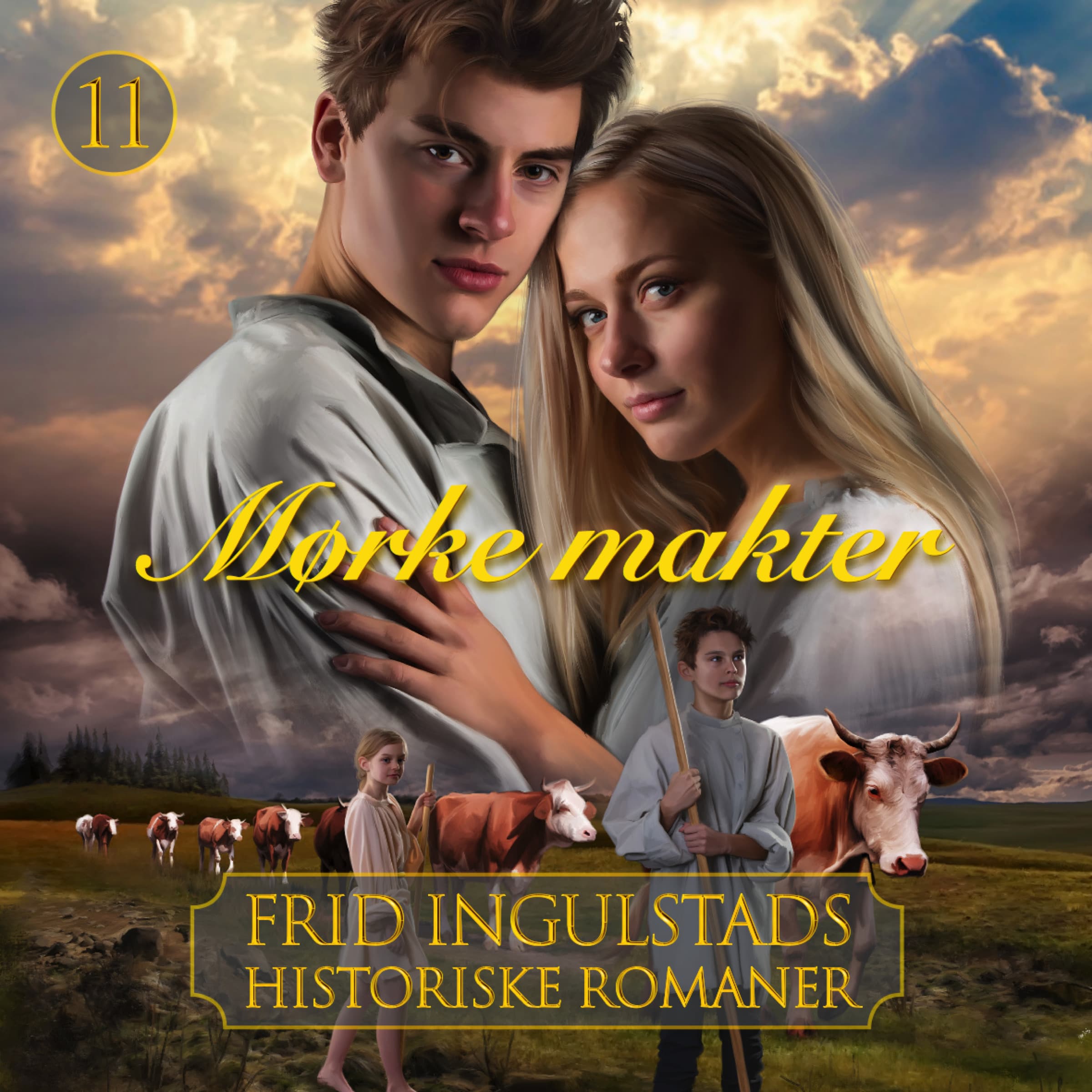 Omslag Mørke makter av Frid Ingulstad (Lydbok)