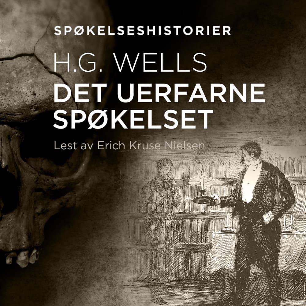 Omslag Det uerfarne spøkelset av H.G. Wells (Lydbok)