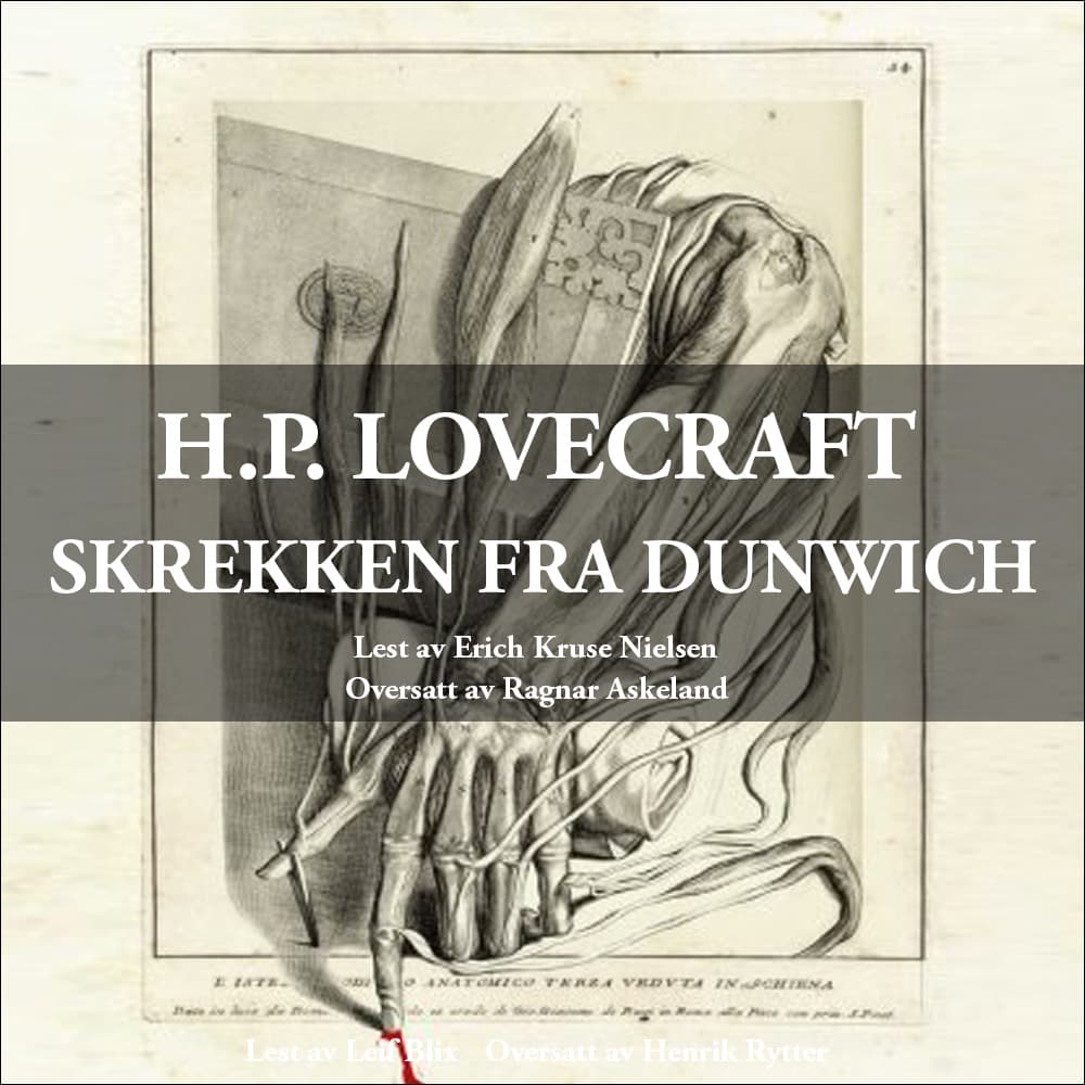 Omslag Skrekken fra Dunwich av Howard Phillips Lovecraft (Lydbok)