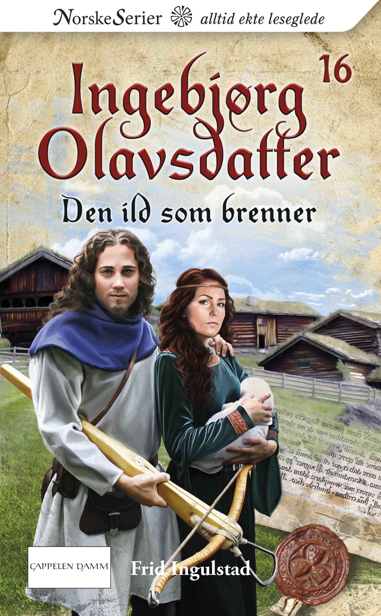 Omslag Den ild som brenner av Frid Ingulstad (Heftet)