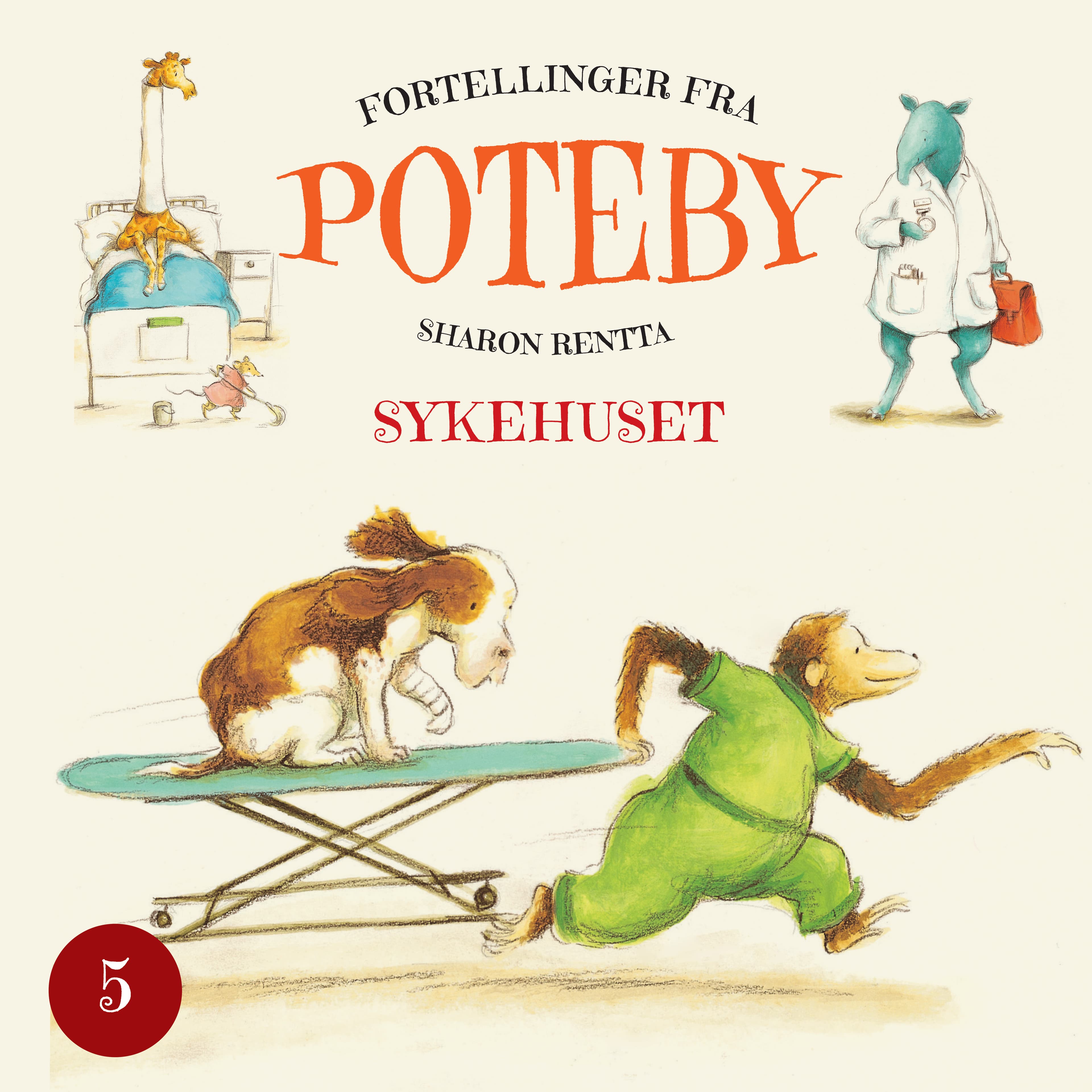 Omslag Poteby - Sykehuset av Sharon Rentta (Lydbok)