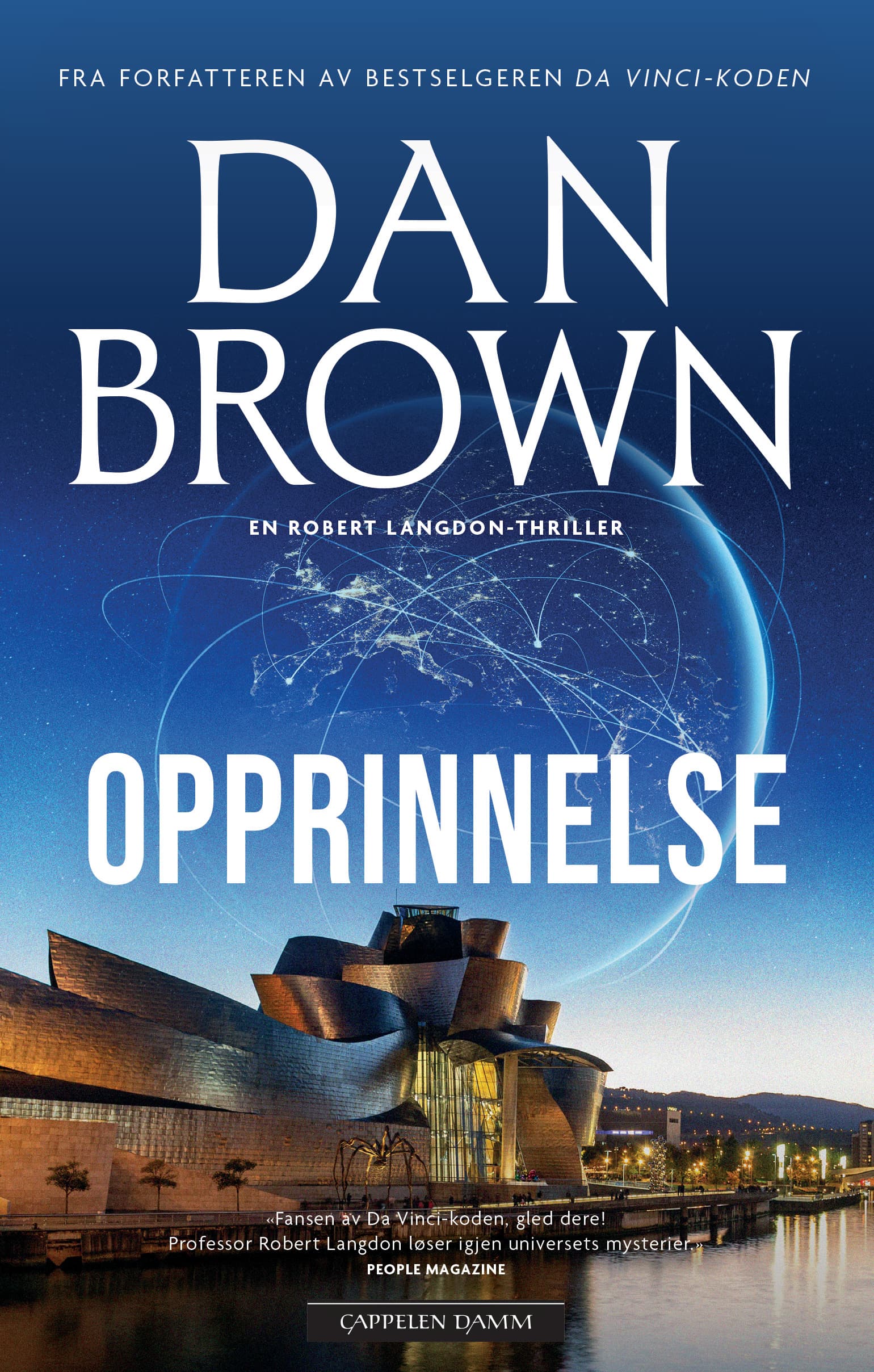 Omslag Opprinnelse av Dan Brown (Heftet)