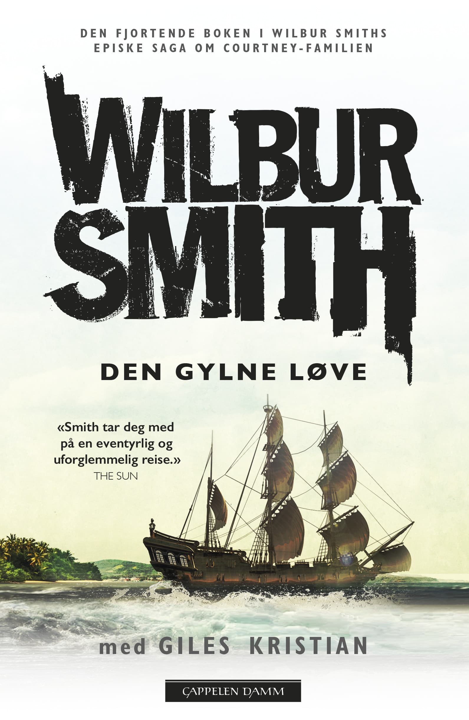 Omslag Den gylne løve av Wilbur Smith (Innbundet)