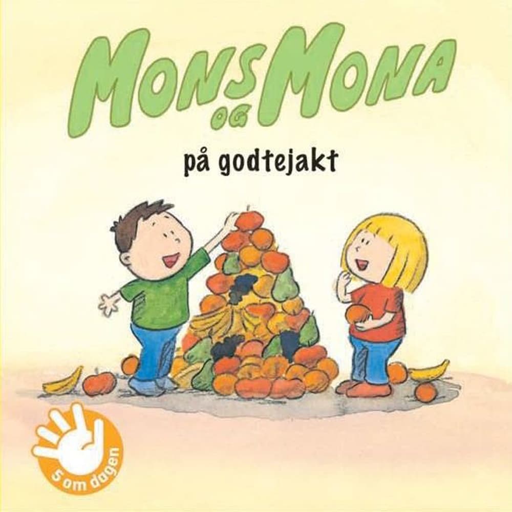 Omslag Mons og Mona på godtejakt av Pål H. Christiansen og Morten N. Pedersen (Lydbok)