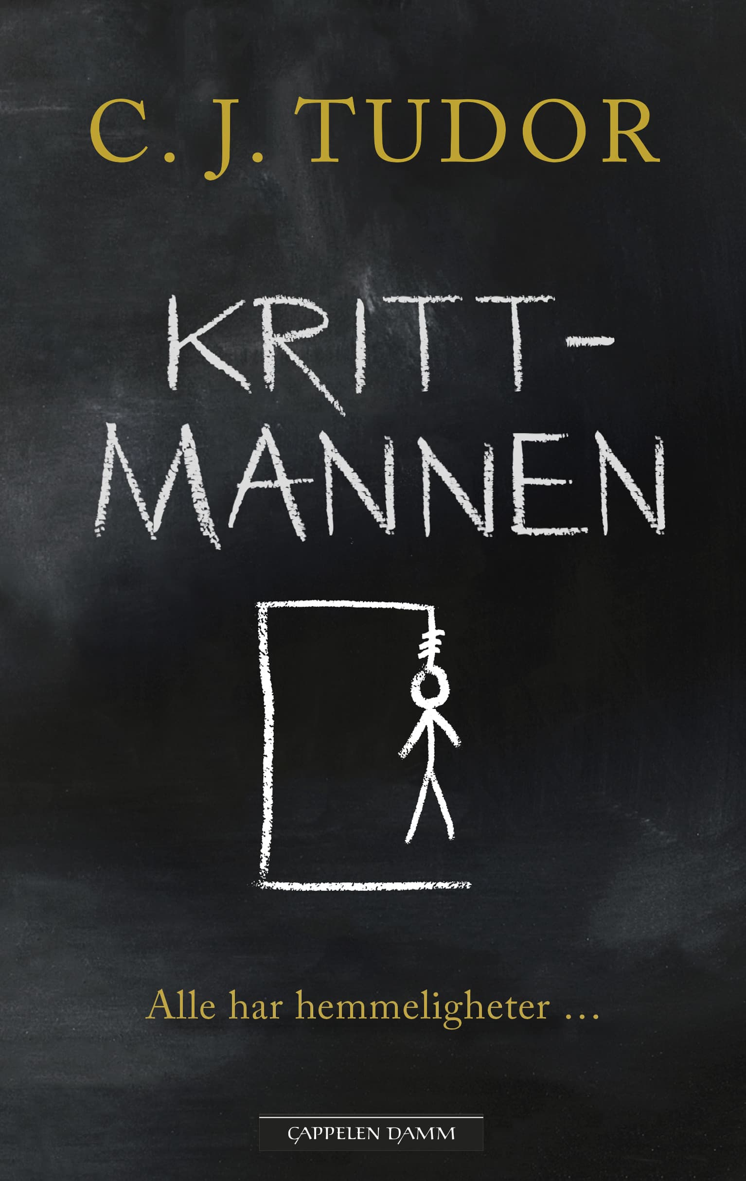 Omslag Krittmannen av C.J. Tudor (Innbundet)