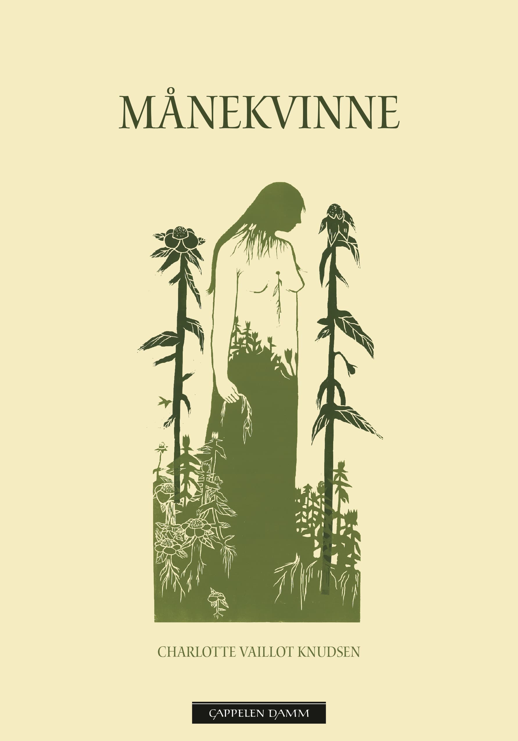Omslag Månekvinne av Charlotte Louise Vaillot Knudsen (Ebok)