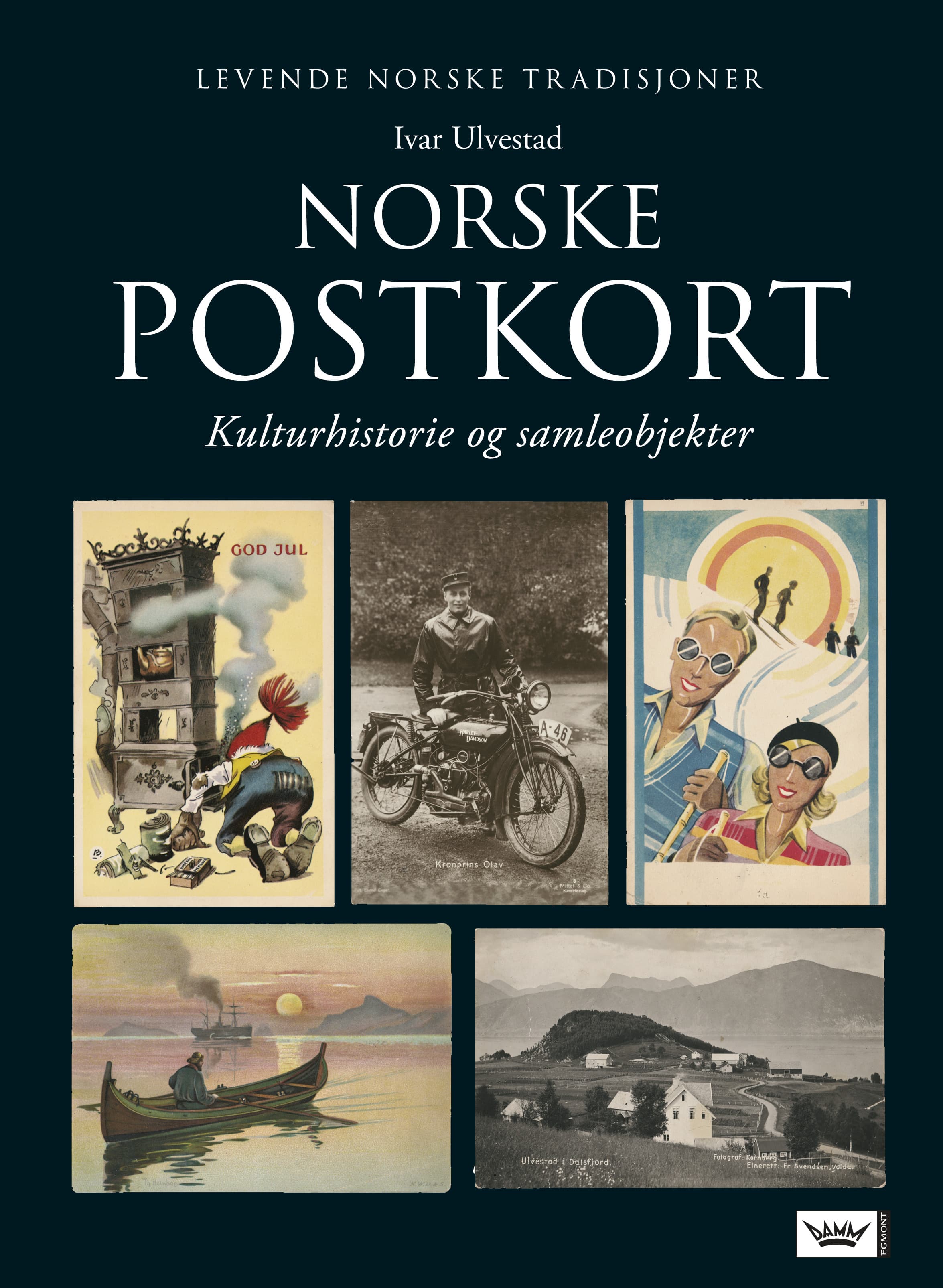 Omslag Norske postkort av Ivar Ulvestad (Innbundet)