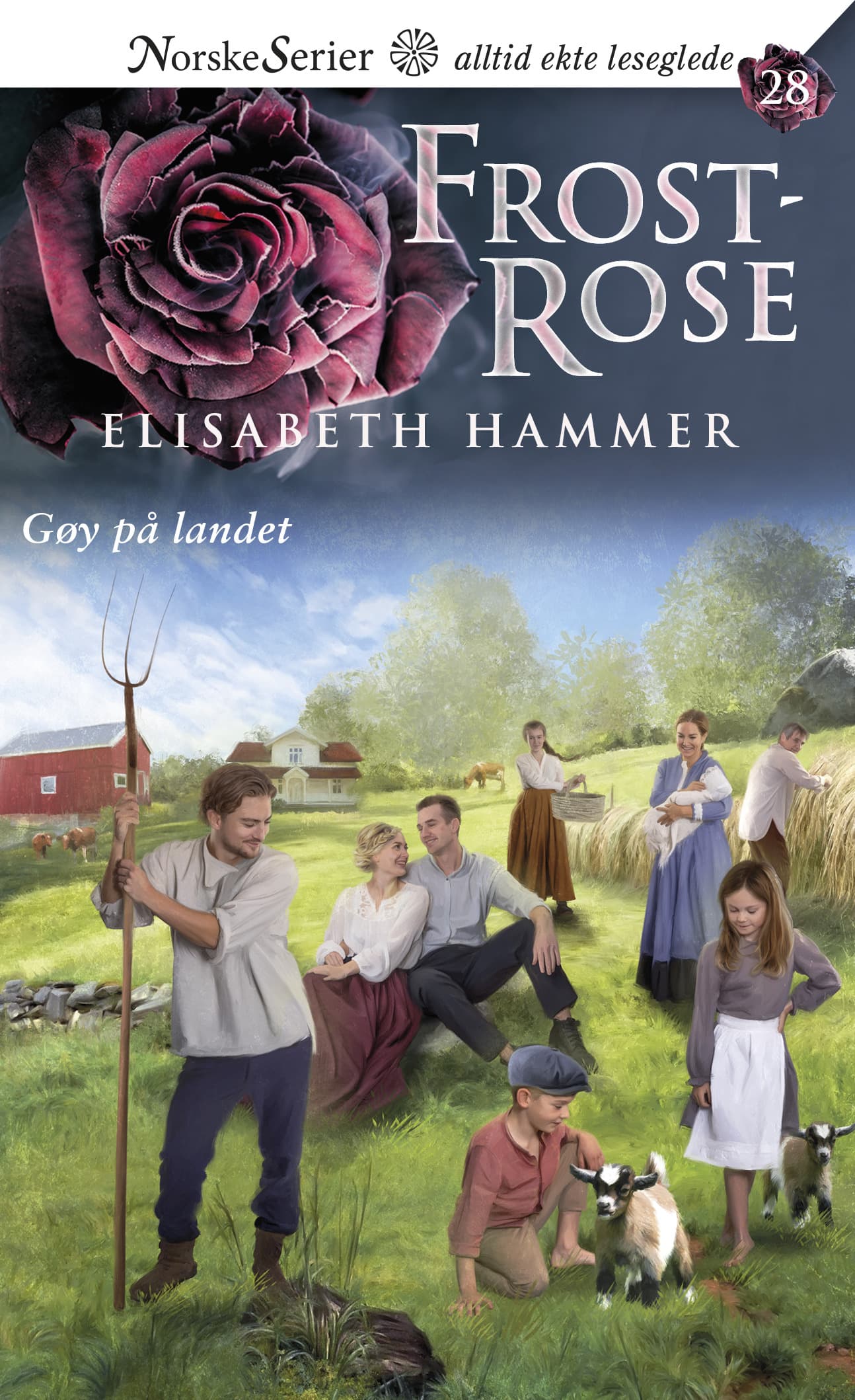 Omslag Gøy på landet av Elisabeth Hammer (Heftet)