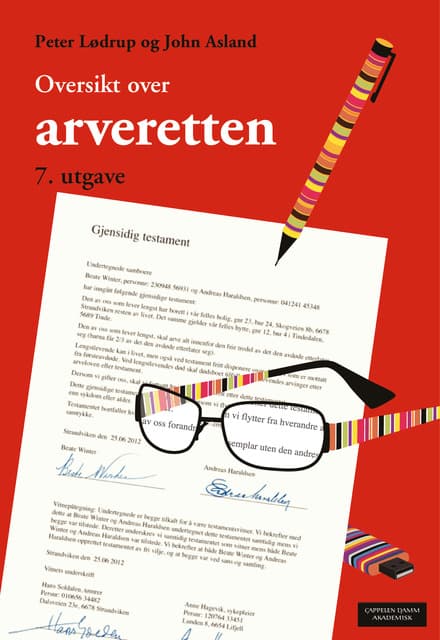 Omslag Oversikt over arveretten av Peter Lødrup og John Asland (Ebok)
