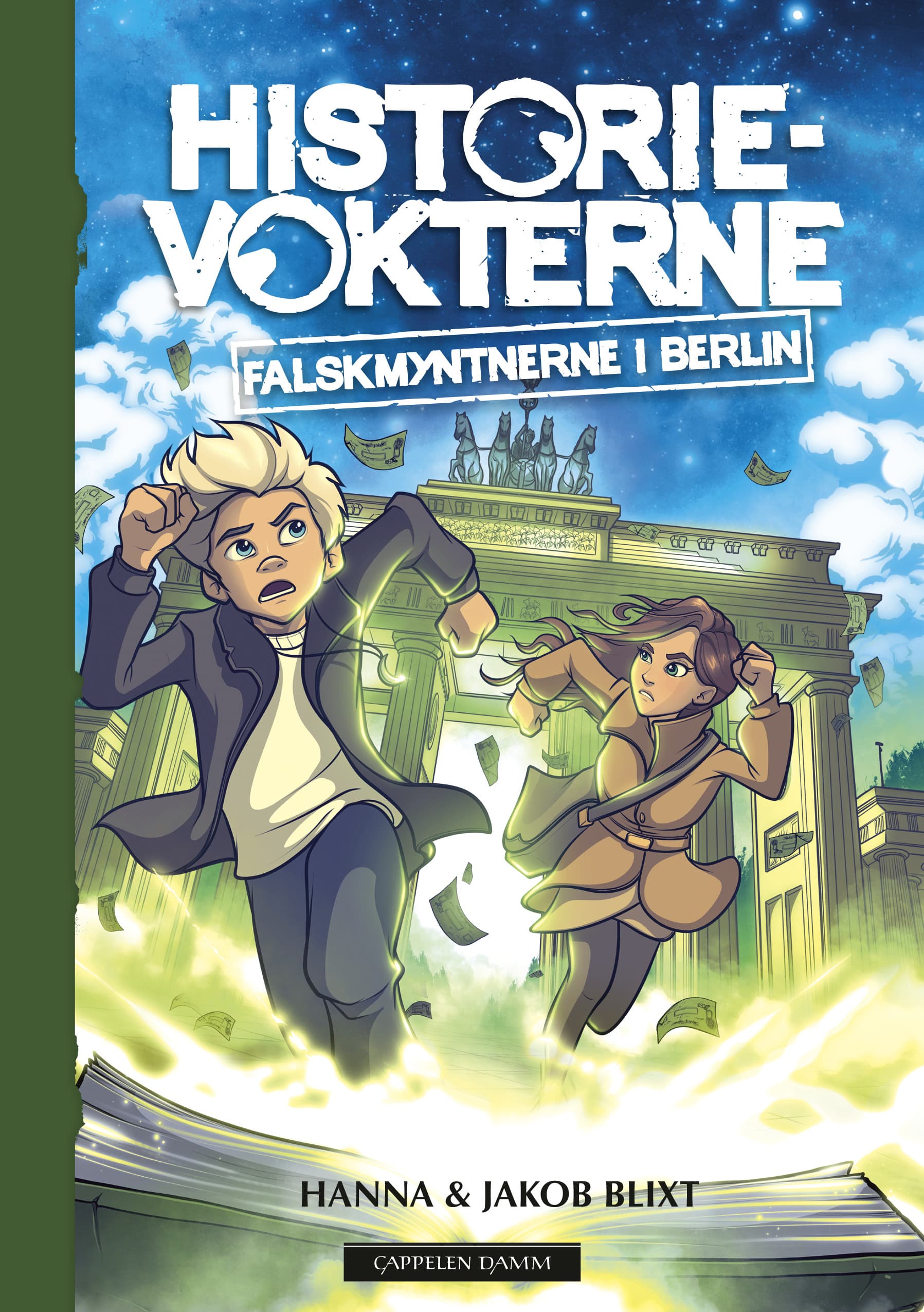 Omslag Historievokterne: Falskmyntnerne i Berlin av Hanna og Jakob Blixt (Ebok)