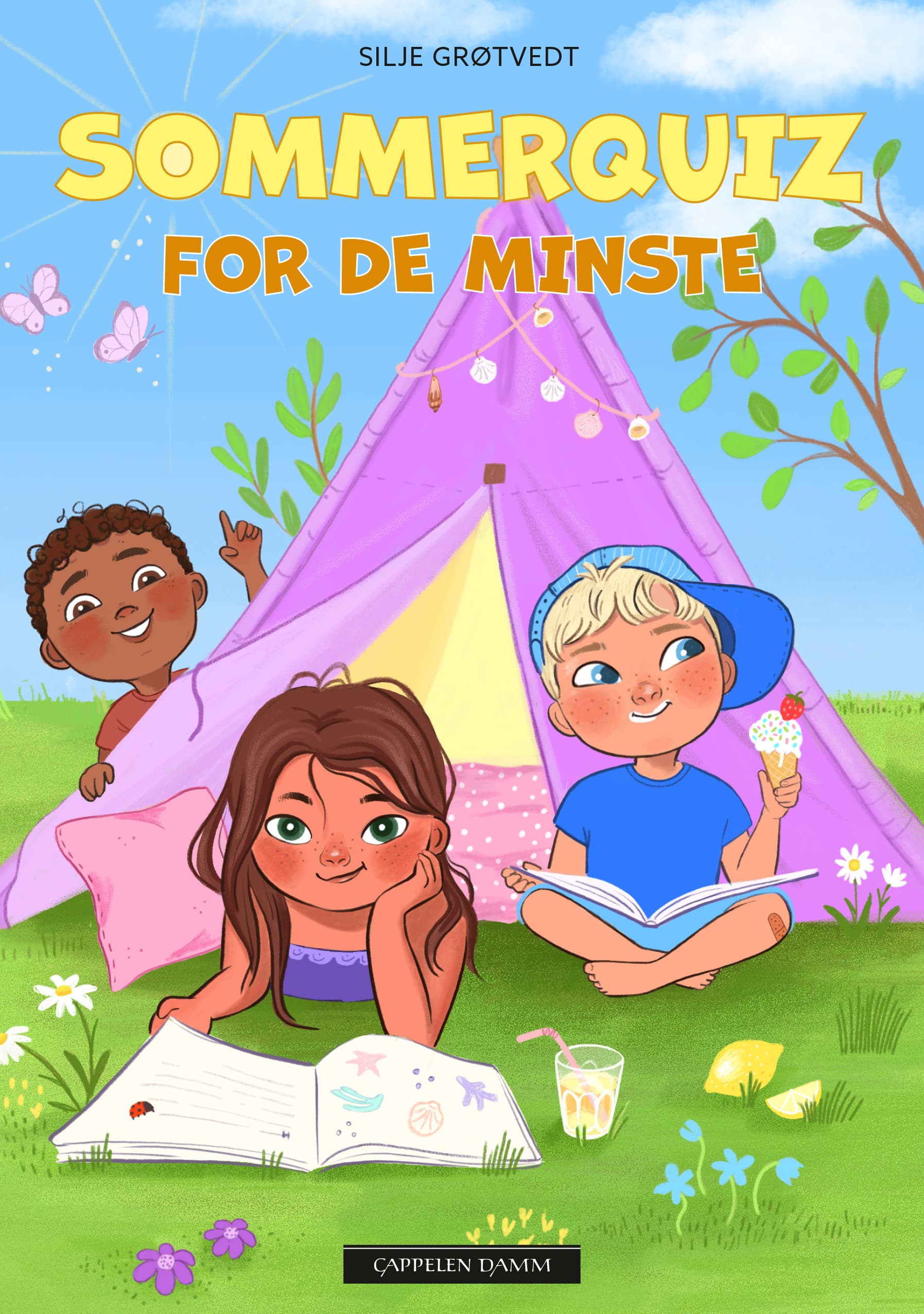 Omslag Sommerquiz for de minste av Silje Grøtvedt (Innbundet)