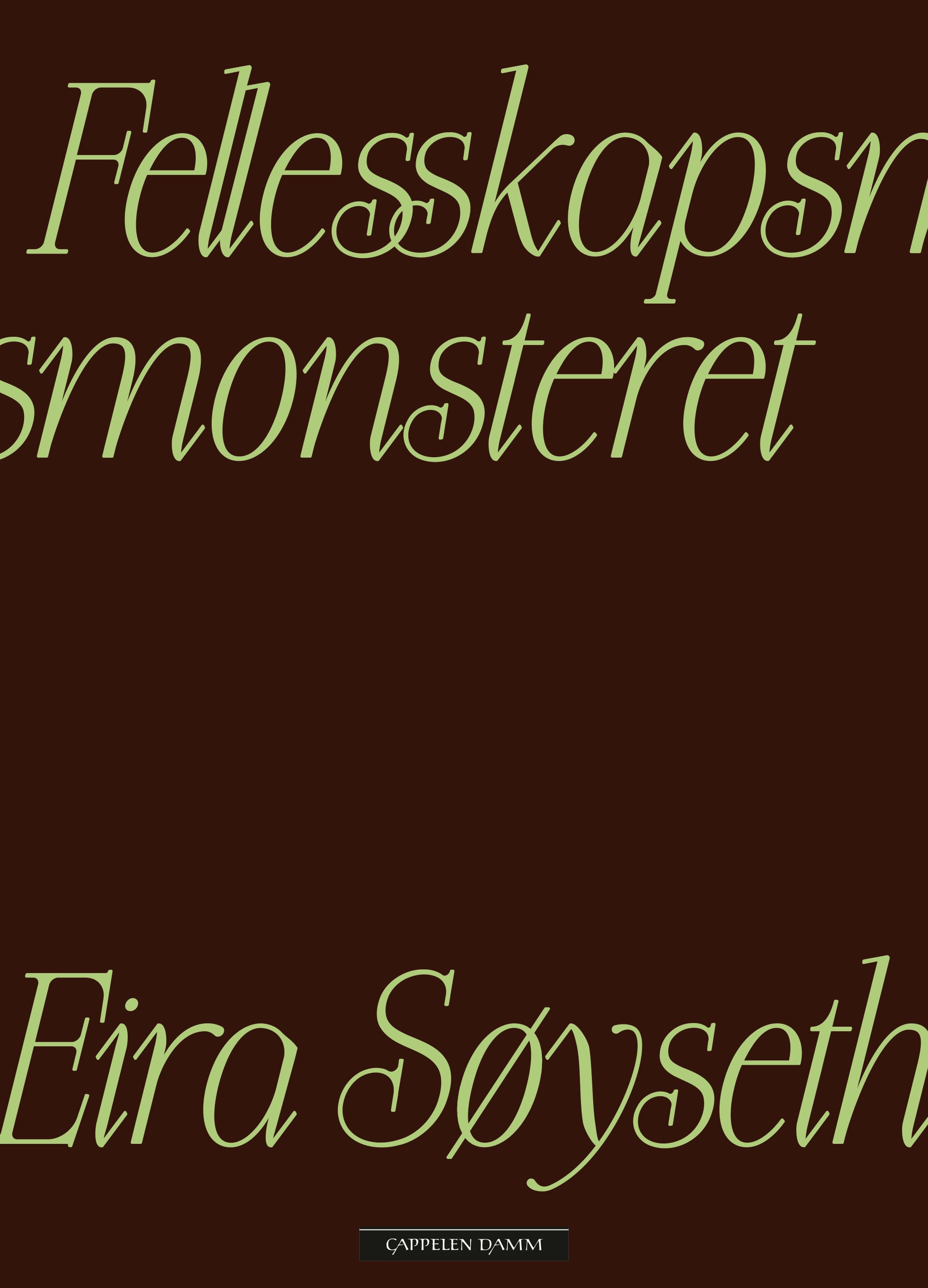 Omslag Fellesskapsmonsteret av Eira Søyseth (Ebok)