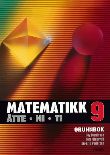 Matematikk åtte ni ti 9 Grunnbok (L97)