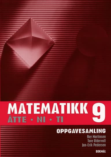 Matematikk åtte ni ti 9 Oppgavesamling (L97)