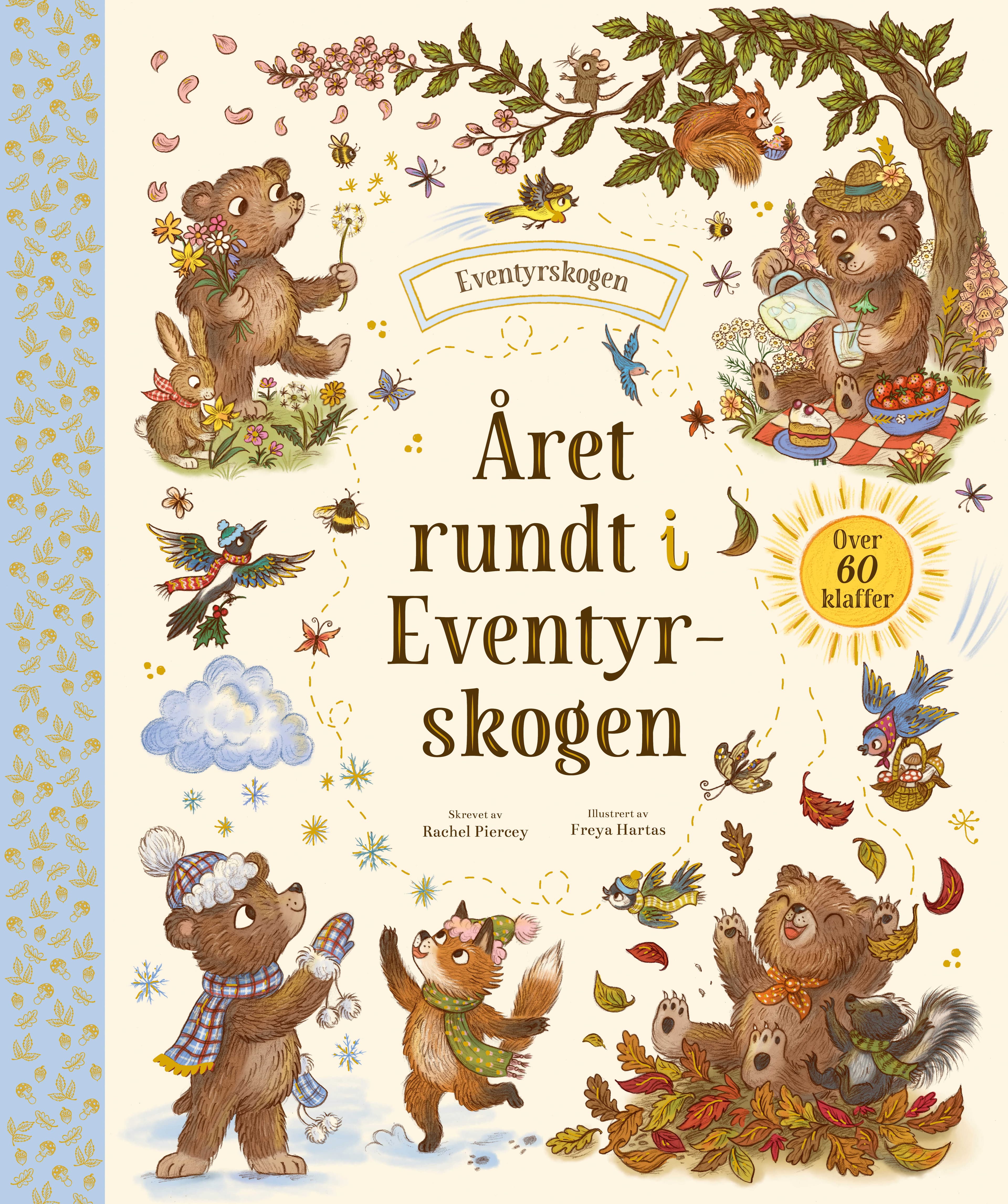 Omslag Året rundt i Eventyrskogen av Rachel Piercey (Innbundet)