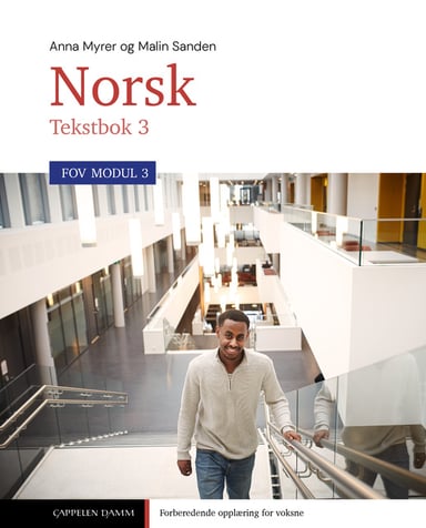 Omslag av "FOV Norsk 3 Tekstbok"