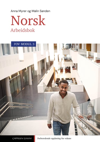 Omslag av "FOV Norsk 3 Arbeidsbok"
